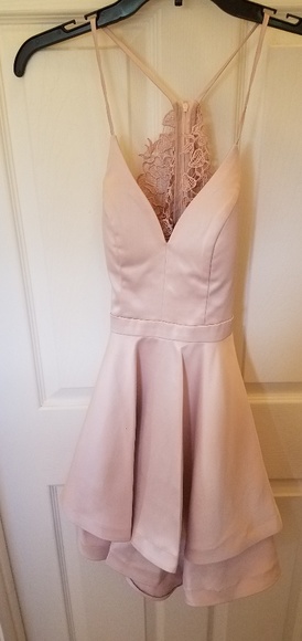 Sequin Hearts Dresses & Skirts - Very light pink homecoming dress Sequin Hearts Dresses & Skirts - Very light pink homecoming dress
